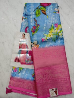 Fancy saree jute model saree