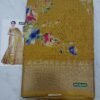 Lenin Cotton saree with border full sarees a work with blouse