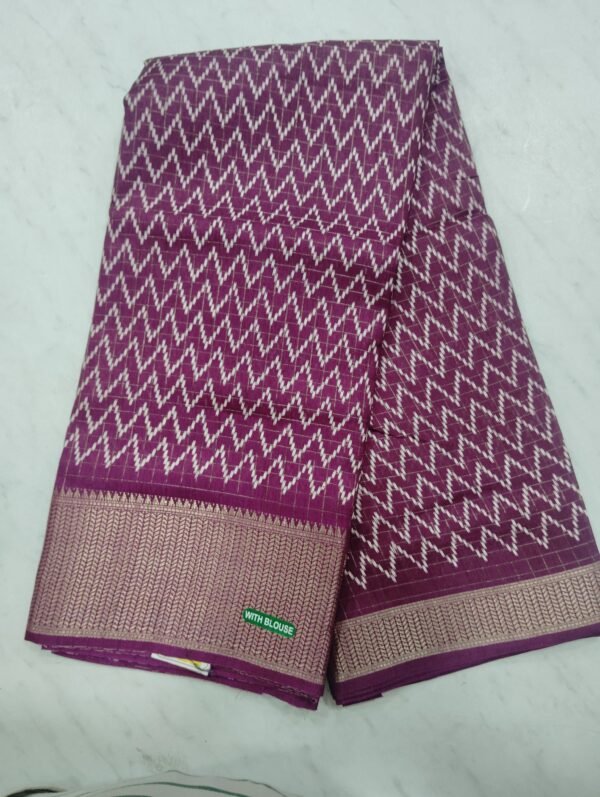 Lenin Cotton saree with border full sarees a work with blouse