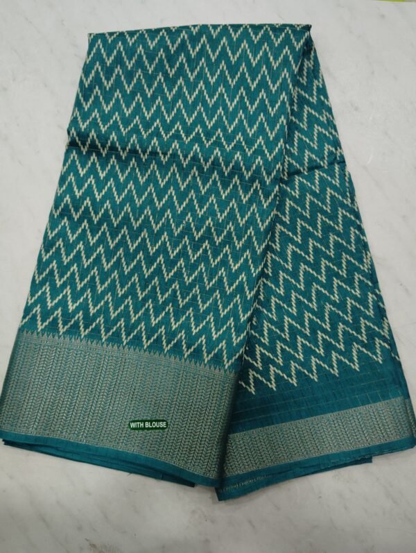 Lenin Cotton saree with border full sarees a work with blouse