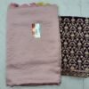 SARA fancy saree crush model with designer blouse