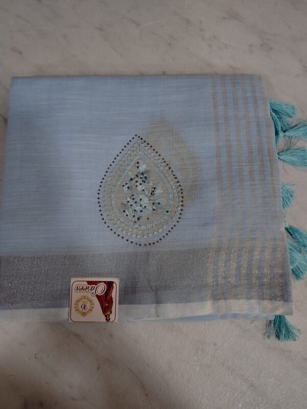 AKKRITI PURE LINEN COTTON SAREES