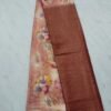 Grapes silk digital printed saree
