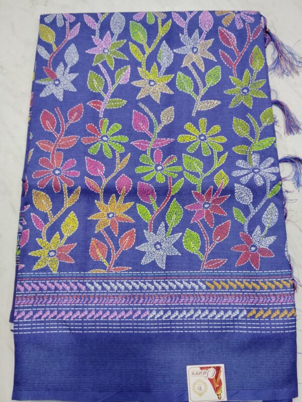 Kantha collections cotton printed sarees