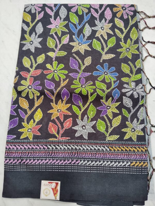 Kantha collections cotton printed sarees