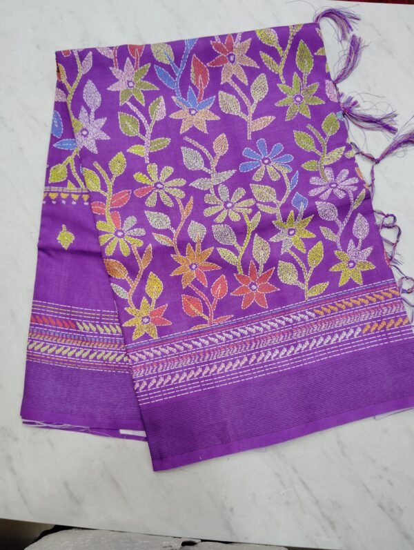 Kantha collections cotton printed sarees