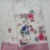 Linen cotton saree
