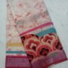 Linen cotton saree
