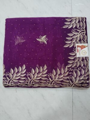 Embroiding fancy sarees
