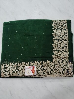 C pallu siroski saree